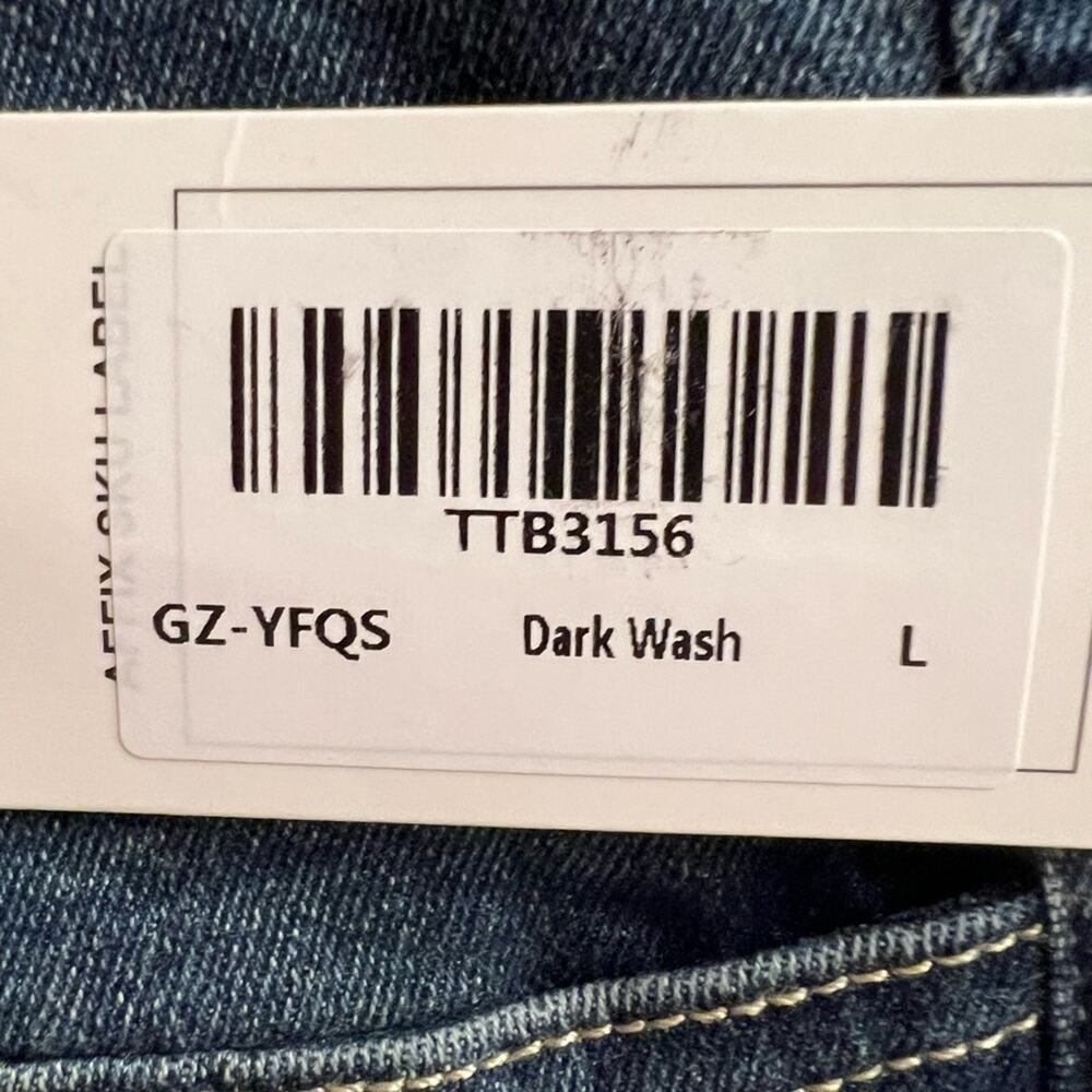 Last One! NWT High Waisted Skinny Blue Jeans Sz L - Picture 8 of 8